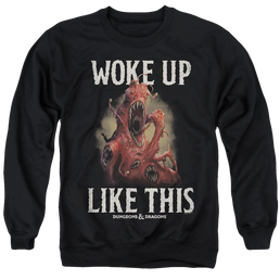 Dungeons & Dragons Woke Like This - Men's Crewneck Sweatshirt Men's Crewneck Sweatshirt Dungeons & Dragons   