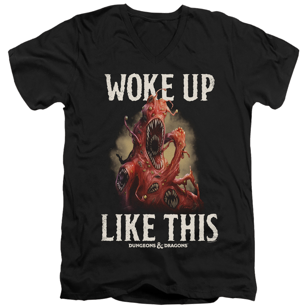 Dungeons & Dragons Woke Like This - Men's V-Neck T-Shirt Men's V-Neck T-Shirt Dungeons & Dragons   