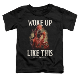 Dungeons & Dragons Woke Like This - Toddler T-Shirt Toddler T-Shirt Dungeons & Dragons   
