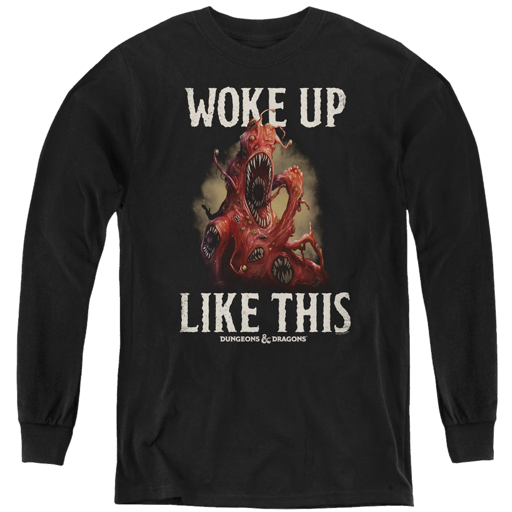 Dungeons & Dragons Woke Like This - Youth Long Sleeve T-Shirt Youth Long Sleeve T-Shirt Dungeons & Dragons   