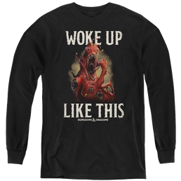 Dungeons & Dragons Woke Like This - Youth Long Sleeve T-Shirt Youth Long Sleeve T-Shirt Dungeons & Dragons   