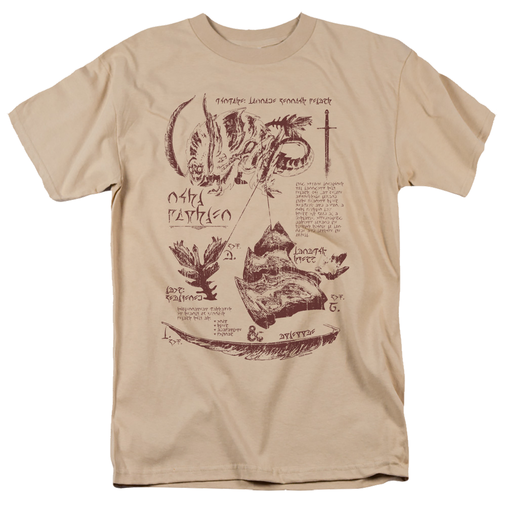 Dungeons & Dragons Rush Monster Anatomy Chart - Men's Regular Fit T-Shirt Men's Regular Fit T-Shirt Dungeons & Dragons   