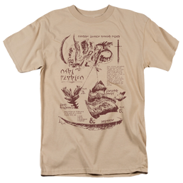 Dungeons & Dragons Rush Monster Anatomy Chart - Men's Regular Fit T-Shirt Men's Regular Fit T-Shirt Dungeons & Dragons   