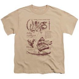 Dungeons & Dragons Rush Monster Anatomy Chart - Youth T-Shirt Youth T-Shirt (Ages 8-12) Dungeons & Dragons   