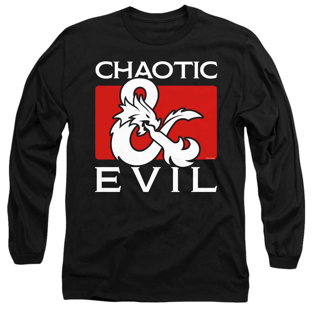 Dungeons & Dragons Chaotic Evil - Men's Long Sleeve T-Shirt Men's Long Sleeve T-Shirt Dungeons & Dragons   