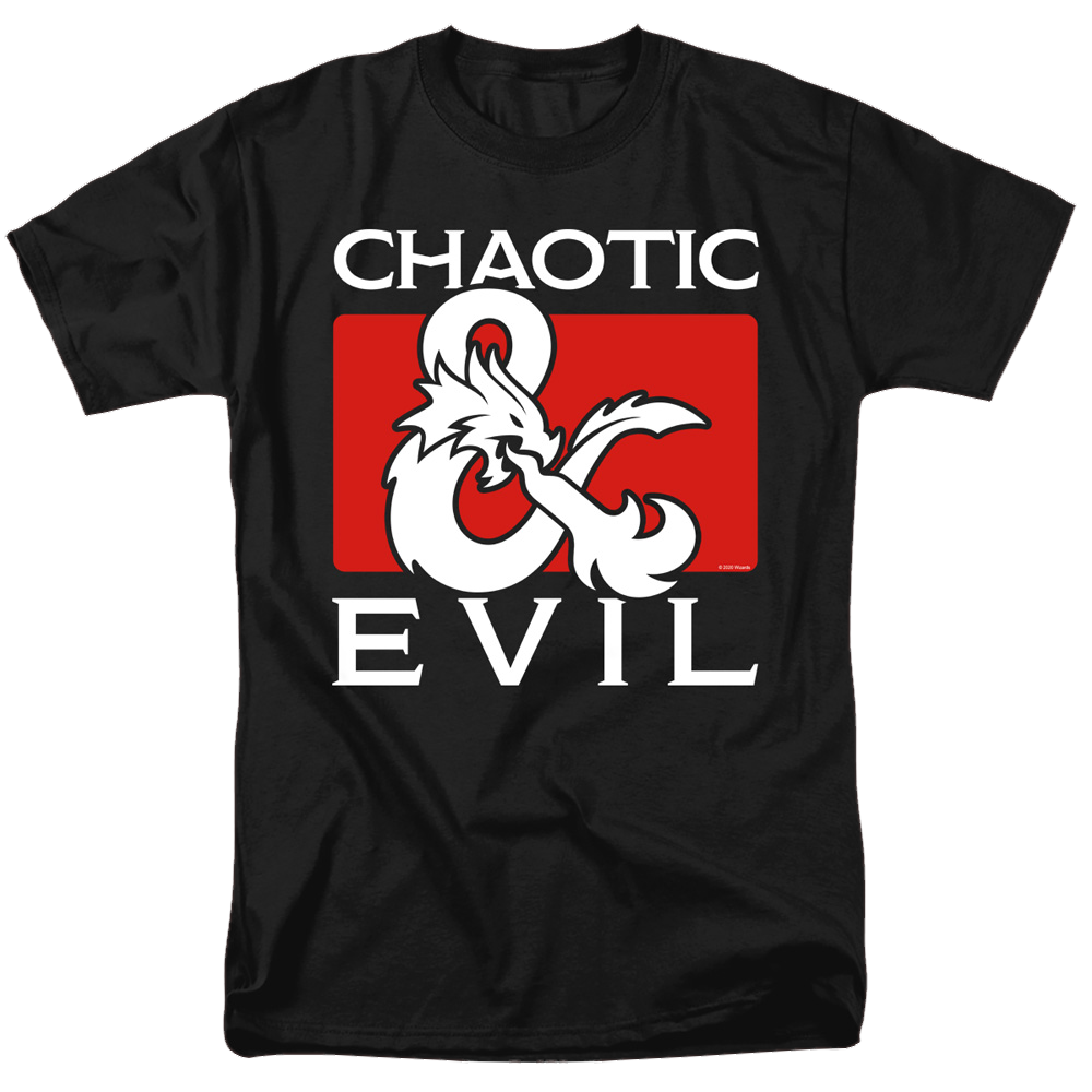 Dungeons & Dragons Chaotic Evil - Men's Regular Fit T-Shirt Men's Regular Fit T-Shirt Dungeons & Dragons   