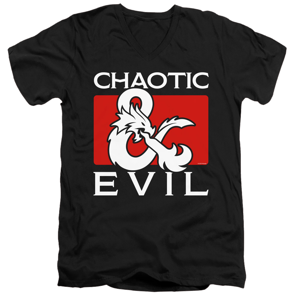 Dungeons & Dragons Chaotic Evil - Men's V-Neck T-Shirt Men's V-Neck T-Shirt Dungeons & Dragons   