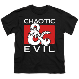 Dungeons & Dragons Chaotic Evil - Youth T-Shirt Youth T-Shirt (Ages 8-12) Dungeons & Dragons   