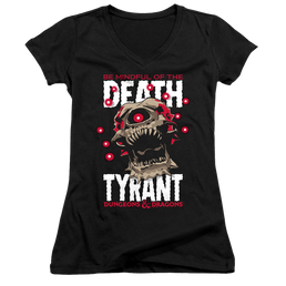 Dungeons & Dragons Death Tyrant - Juniors V-Neck T-Shirt Juniors V-Neck T-Shirt Dungeons & Dragons   