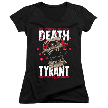Dungeons & Dragons Death Tyrant - Juniors V-Neck T-Shirt Juniors V-Neck T-Shirt Dungeons & Dragons   