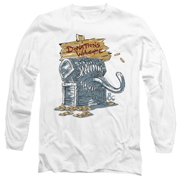 Dungeons & Dragons Donations Welcome Mimic - Men's Long Sleeve T-Shirt Men's Long Sleeve T-Shirt Dungeons & Dragons   