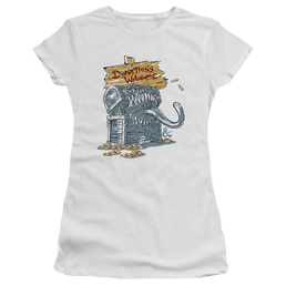 Dungeons & Dragons Donations Welcome Mimic - Juniors T-Shirt Juniors T-Shirt Dungeons & Dragons   
