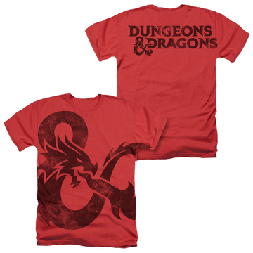 Dungeons & Dragons Giant Ampersand - Men's All-Over Heather T-Shirt Men's All-Over Heather T-Shirt Dungeons & Dragons   
