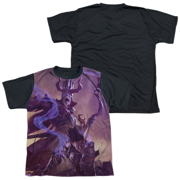 Dungeons & Dragons Dm Cover youth black back t-shirt for ages 8 to 12