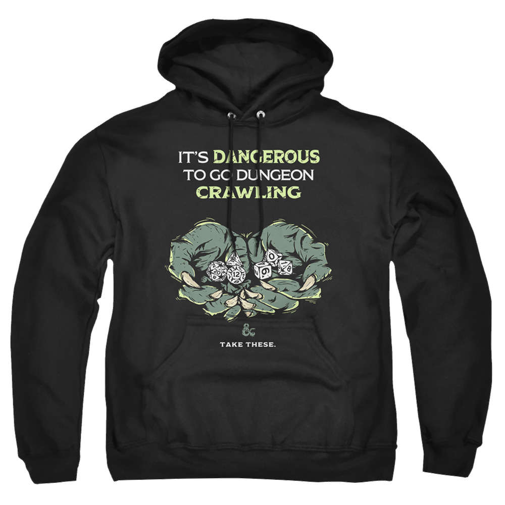 Dungeons & Dragons Dangerous To Go Alone - Pullover Hoodie Pullover Hoodie Dungeons & Dragons   