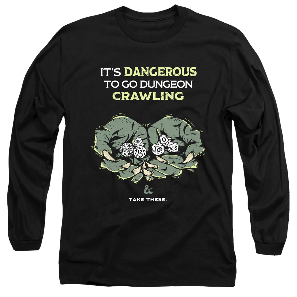 Dungeons & Dragons Dangerous To Go Alone - Men's Long Sleeve T-Shirt Men's Long Sleeve T-Shirt Dungeons & Dragons   