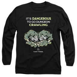 Dungeons & Dragons Dangerous To Go Alone - Men's Long Sleeve T-Shirt Men's Long Sleeve T-Shirt Dungeons & Dragons   