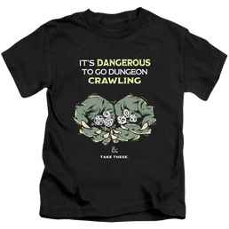 Dungeons & Dragons Dangerous To Go Alone - Kid's T-Shirt Kid's T-Shirt (Ages 4-7) Dungeons & Dragons   