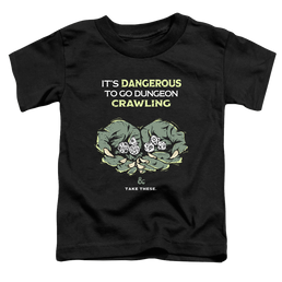 Dungeons & Dragons Dangerous To Go Alone - Toddler T-Shirt Toddler T-Shirt Dungeons & Dragons   