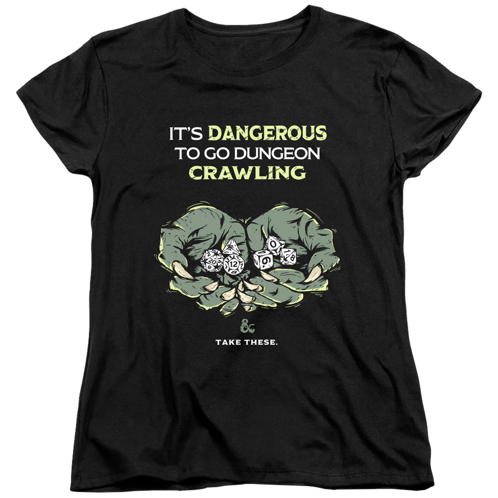 Dungeons & Dragons Dangerous To Go Alone - Women's T-Shirt Women's T-Shirt Dungeons & Dragons   