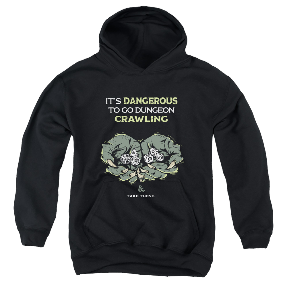 Dungeons & Dragons Dangerous To Go Alone - Youth Hoodie Youth Hoodie (Ages 8-12) Dungeons & Dragons   