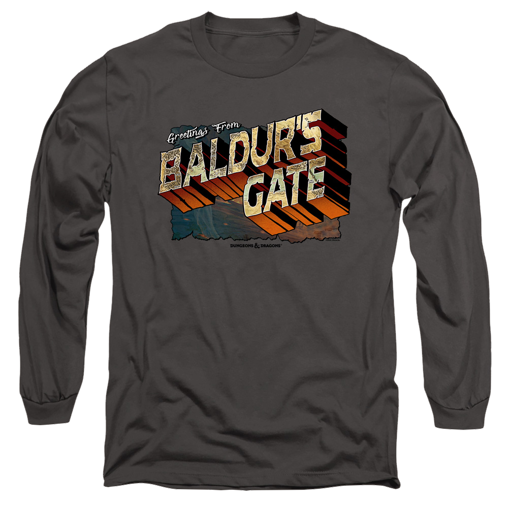 Dungeons & Dragons Baldurs Gate - Men's Long Sleeve T-Shirt Men's Long Sleeve T-Shirt Dungeons & Dragons   