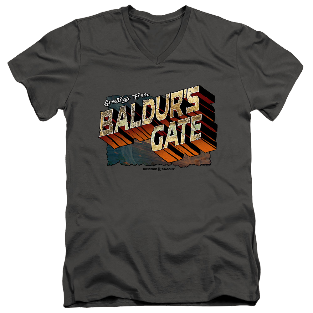 Dungeons & Dragons Baldurs Gate - Men's V-Neck T-Shirt Men's V-Neck T-Shirt Dungeons & Dragons   