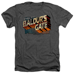 Dungeons & Dragons Baldurs Gate - Men's Heather T-Shirt Men's Heather T-Shirt Dungeons & Dragons   