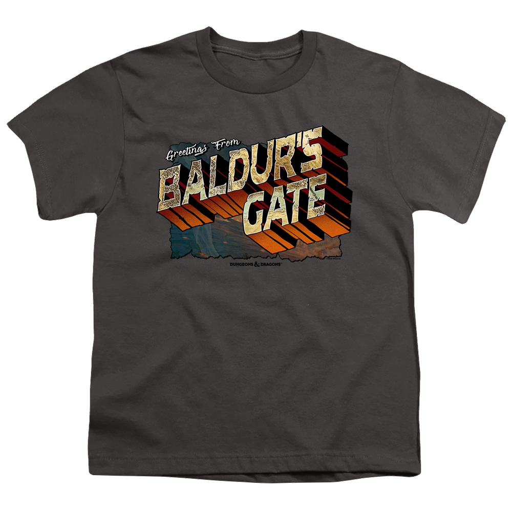 Dungeons & Dragons Baldurs Gate - Youth T-Shirt Youth T-Shirt (Ages 8-12) Dungeons & Dragons   