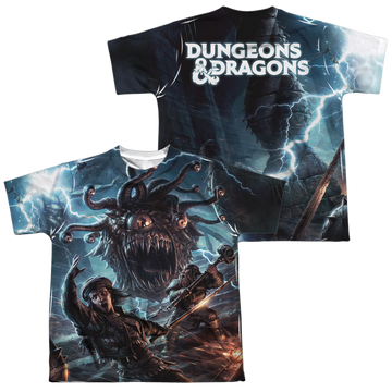 Dungeons & Dragons Monster Manual Cover youth all-over print t-shirt for ages 8 to 12
