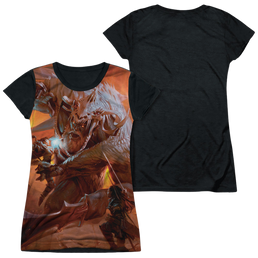 Dungeons & Dragons Players Handbook Cover - Juniors Black Back T-Shirt Juniors Black Back T-Shirt Dungeons & Dragons   