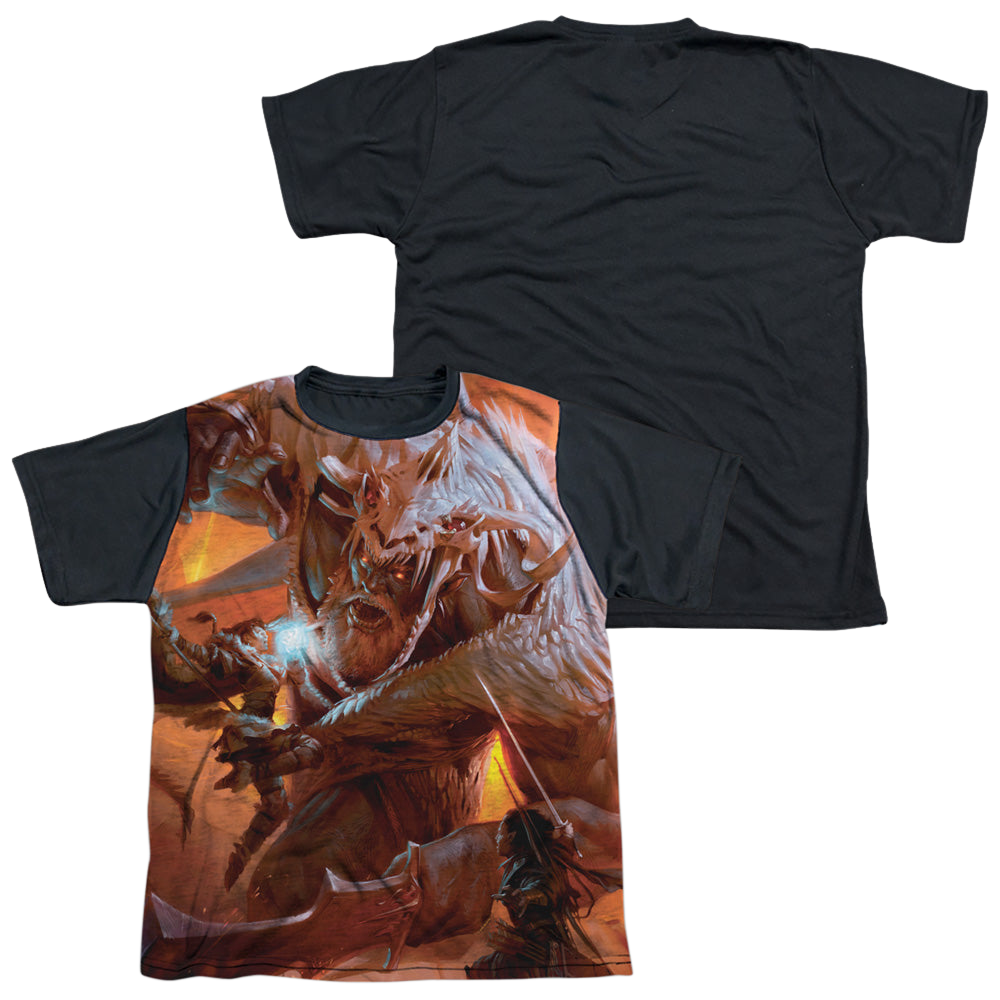 Dungeons & Dragons Players Handbook Cover - Youth Black Back T-Shirt Youth Black Back T-Shirt (Ages 8-12) Dungeons & Dragons   