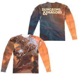 Dungeons & Dragons Players Handbook Cover - Men's All-Over Print Long Sleeve Men's All-Over Print Long Sleeve Dungeons & Dragons   