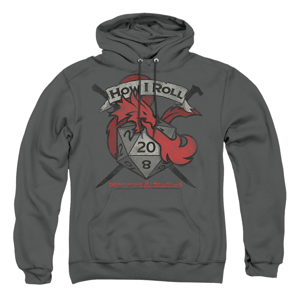 Dungeons & Dragons How I Roll D And D - Pullover Hoodie Pullover Hoodie Dungeons & Dragons   