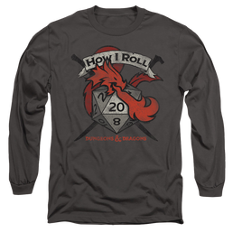 Dungeons & Dragons How I Roll D And D - Men's Long Sleeve T-Shirt Men's Long Sleeve T-Shirt Dungeons & Dragons   