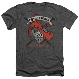 Dungeons & Dragons How I Roll D And D - Men's Heather T-Shirt Men's Heather T-Shirt Dungeons & Dragons   