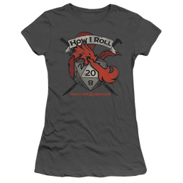 Dungeons & Dragons How I Roll D And D - Juniors T-Shirt Juniors T-Shirt Dungeons & Dragons   