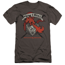 Dungeons & Dragons How I Roll D And D - Men's Premium Slim Fit T-Shirt Men's Premium Slim Fit T-Shirt Dungeons & Dragons   