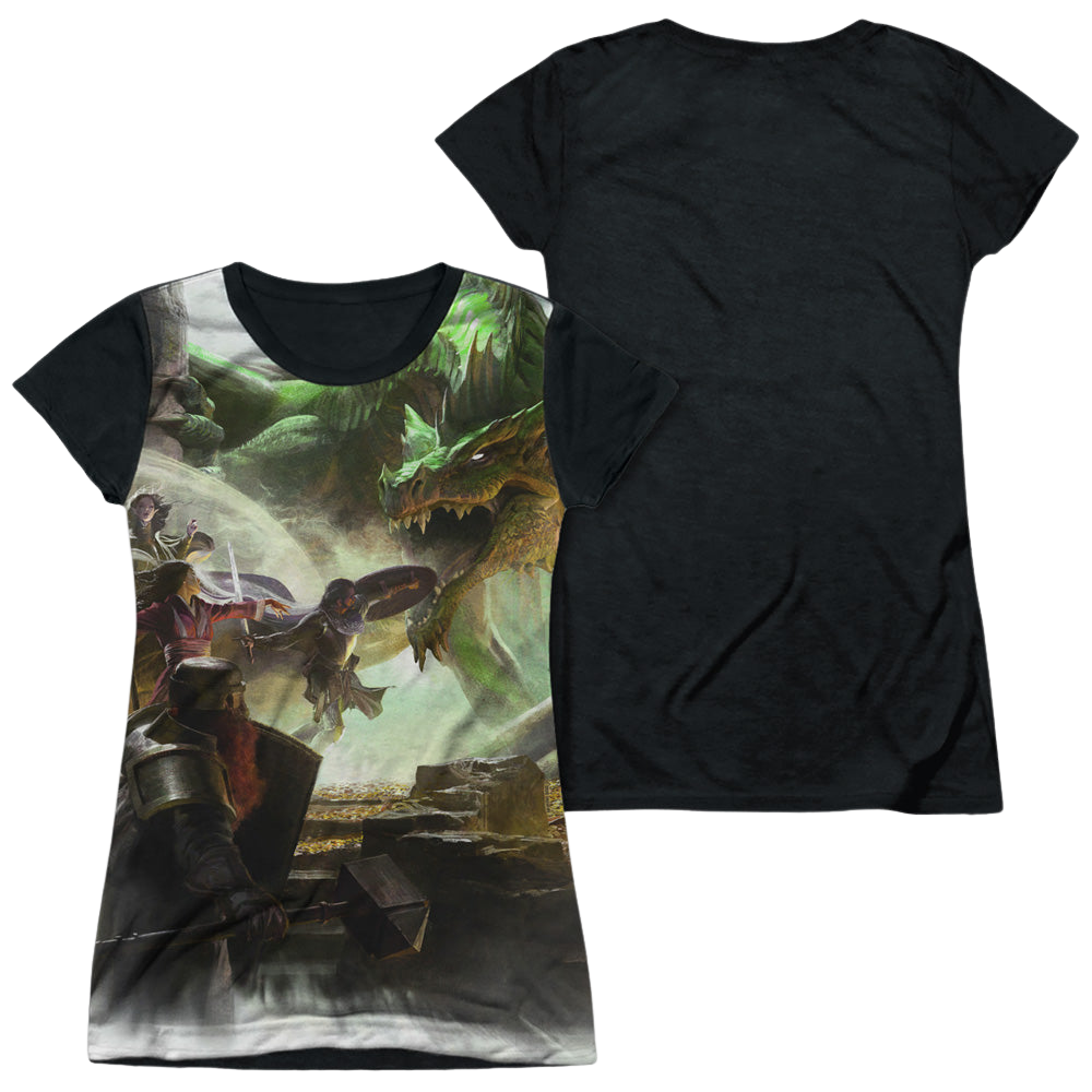 Dungeons & Dragons Starter Covers - Juniors Black Back T-Shirt Juniors Black Back T-Shirt Dungeons & Dragons   