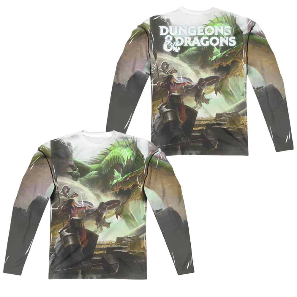 Dungeons & Dragons Starter Covers - Men's All-Over Print Long Sleeve Men's All-Over Print Long Sleeve Dungeons & Dragons   