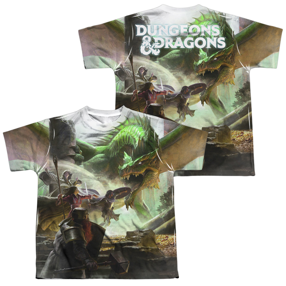Dungeons & Dragons Starter Covers - Youth All-Over Print T-Shirt Youth All-Over Print T-Shirt (Ages 8-12) Dungeons & Dragons   