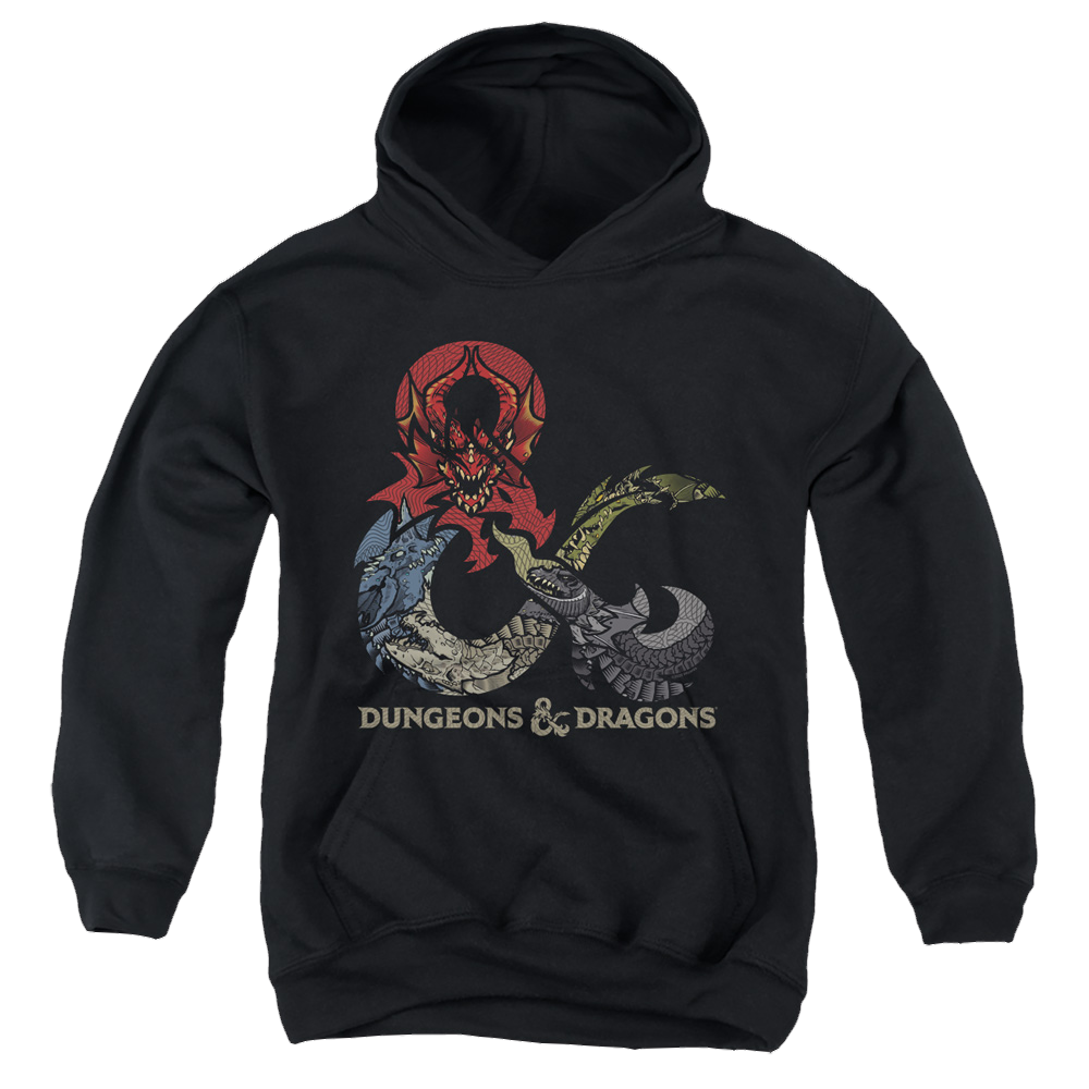 Dungeons & Dragons Dragons In Dragons - Youth Hoodie Youth Hoodie (Ages 8-12) Dungeons & Dragons   