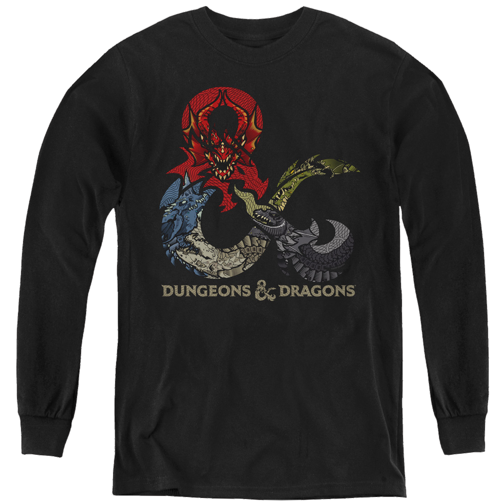 Dungeons & Dragons Dragons In Dragons - Youth Long Sleeve T-Shirt Youth Long Sleeve T-Shirt Dungeons & Dragons   