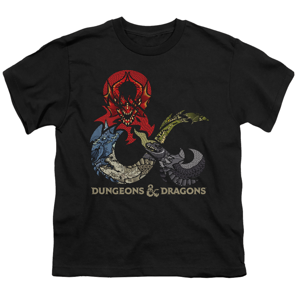 Dungeons & Dragons Dragons In Dragons - Youth T-Shirt Youth T-Shirt (Ages 8-12) Dungeons & Dragons   