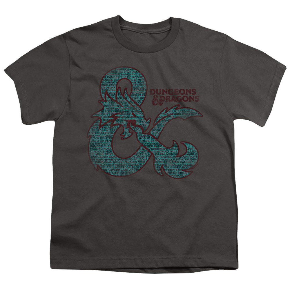 Dungeons & Dragons Ampersand Classes - Youth T-Shirt Youth T-Shirt (Ages 8-12) Dungeons & Dragons   