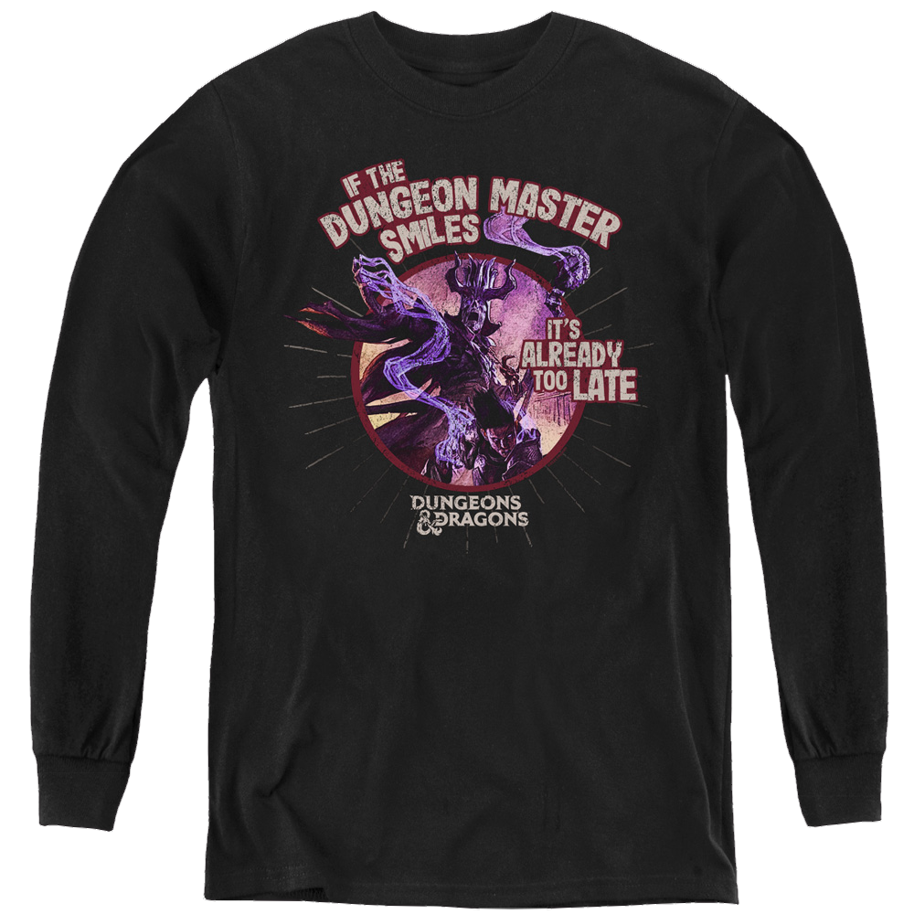 Dungeons & Dragons Dungeon Master Smiles - Youth Long Sleeve T-Shirt Youth Long Sleeve T-Shirt Dungeons & Dragons   