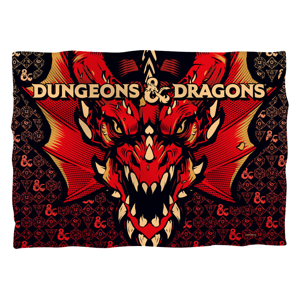 Dungeons & Dragons Dragon (Front/Back Print) - Pillow Case Pillow Cases Dungeons & Dragons   