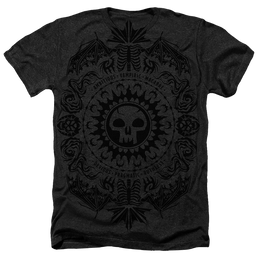 Magic the Gathering Black Mana - Men's All-Over Heather T-Shirt Men's All-Over Heather T-Shirt Magic the Gathering   