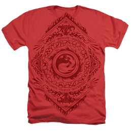 Magic the Gathering Red Mana - Men's All-Over Heather T-Shirt Men's All-Over Heather T-Shirt Magic the Gathering   