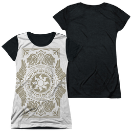 Magic the Gathering White Mana - Juniors Black Back T-Shirt Juniors Black Back T-Shirt Magic the Gathering   